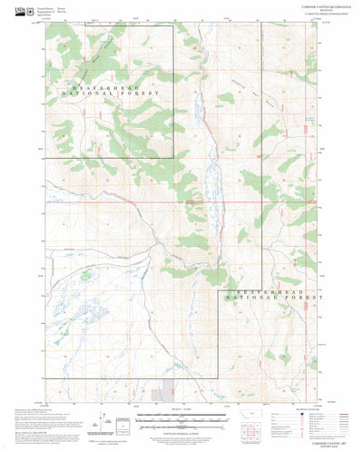 Caboose Canyon, MT FSTopo Preview 1
