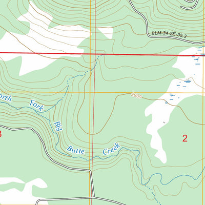 Butte Falls, OR FSTopo Preview 2