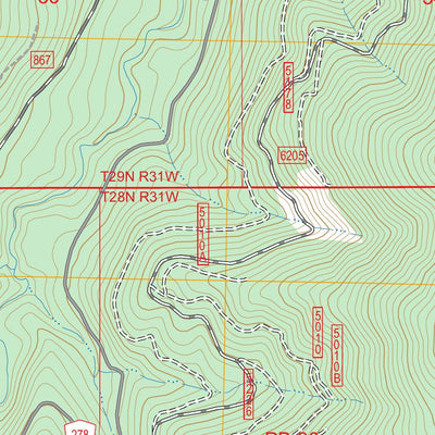Cable Mountain, MT FSTopo Preview 3