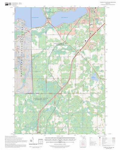 Cadillac South, MI FSTopo Preview 1