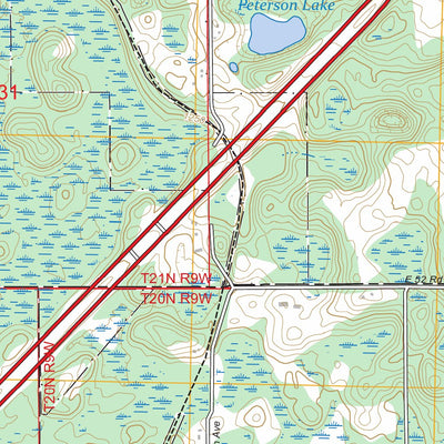 Cadillac South, MI FSTopo Preview 3