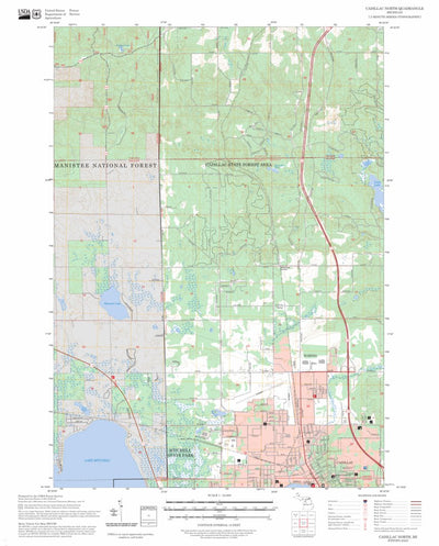Cadillac North, MI FSTopo Preview 1