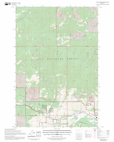 Camp Creek, MT FSTopo Preview 1