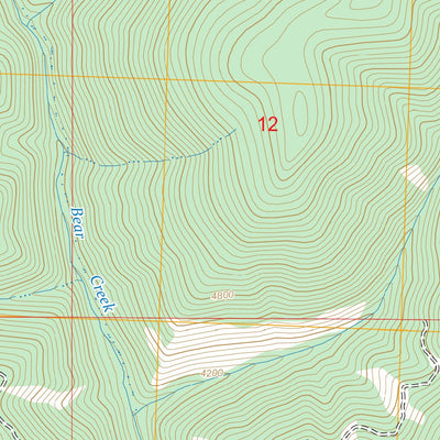 Camp Creek, MT FSTopo Preview 2
