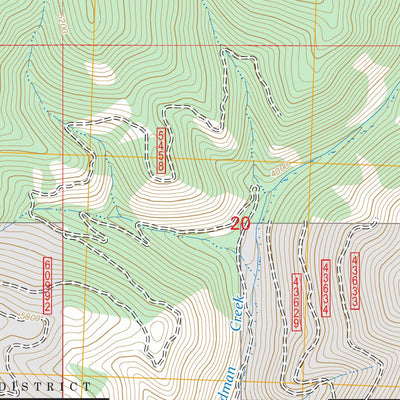 Camp Creek, MT FSTopo Preview 3