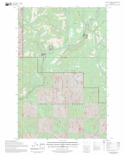 Calico Creek, MT FSTopo Preview 1