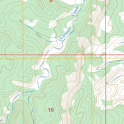 Canaan Creek, UT FSTopo Preview 2