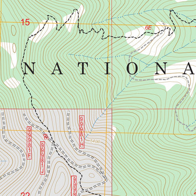 Calx Mountain, MT FSTopo Preview 2
