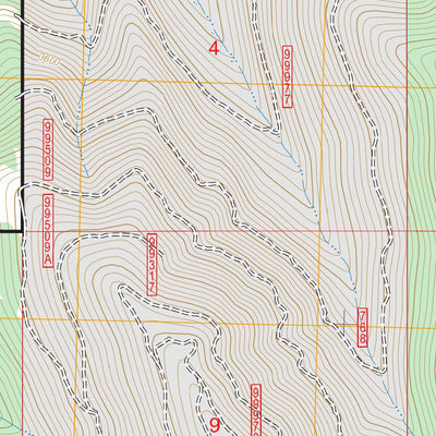 Calx Mountain, MT FSTopo Preview 3