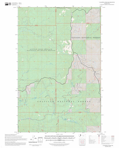 Calispell Peak, WA FSTopo Preview 1