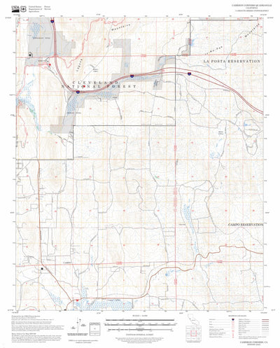 Cameron Corners, CA FSTopo Preview 1