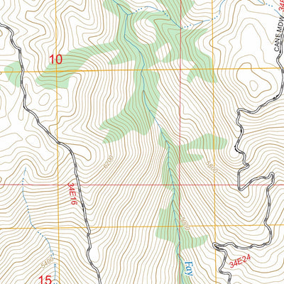 Cannell Peak, CA FSTopo Preview 3