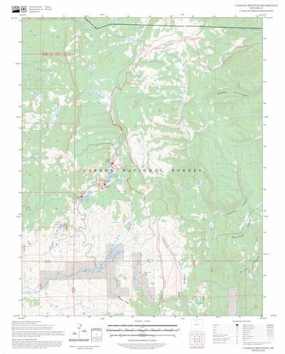 Canjilon Mountain, NM FSTopo Preview 1