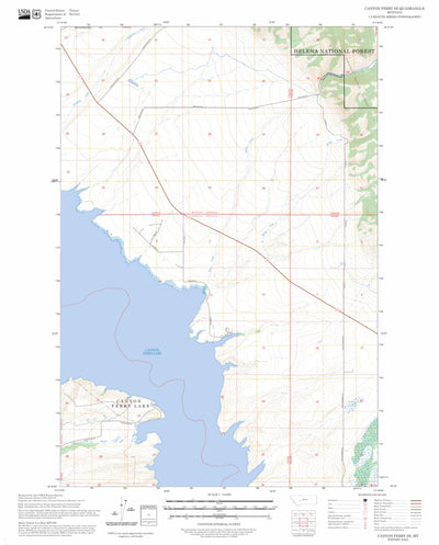 Canyon Ferry SE, MT FSTopo Preview 1