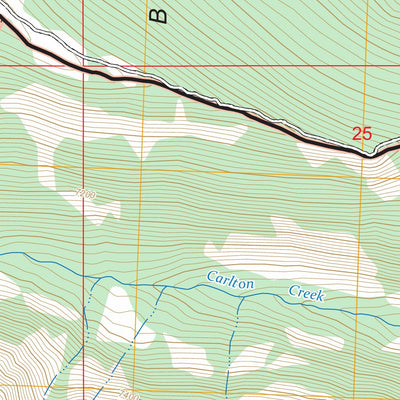 Carlton Lake, MT FSTopo Preview 2