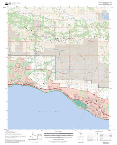 Carpinteria, CA FSTopo Preview 1
