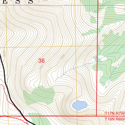 Caribou Peak, MT FSTopo Preview 2