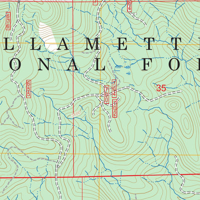 Carpenter Mountain, OR FSTopo Preview 2