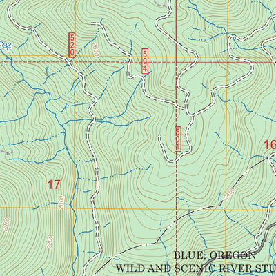 Carpenter Mountain, OR FSTopo Preview 3