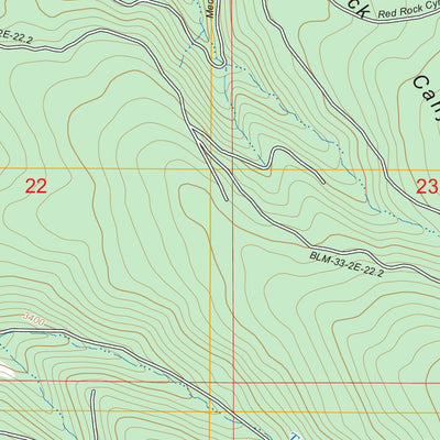 Cascade Gorge, OR FSTopo Preview 2