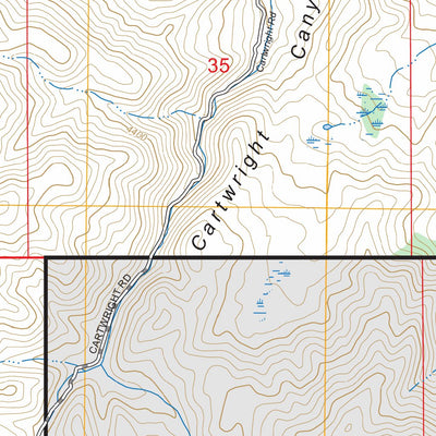 Cartwright Canyon, ID FSTopo Preview 2