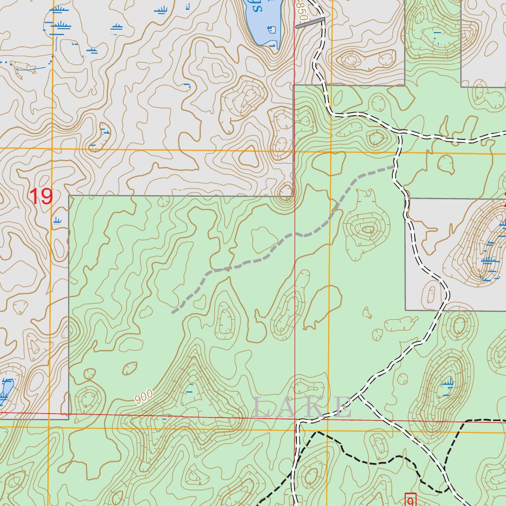 Car R Region Map Carr, MI FSTopo Map by US Forest Service - Topo | Avenza Maps