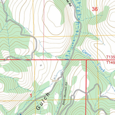 Castle Creek, OR FSTopo Preview 3