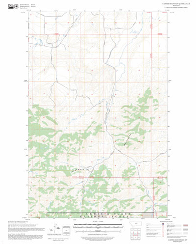 Carter Mountain, MT FSTopo Preview 1
