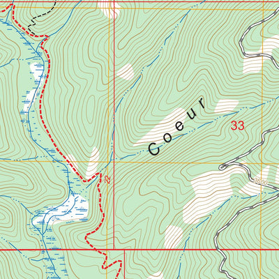 Cathedral Peak, ID FSTopo Preview 3
