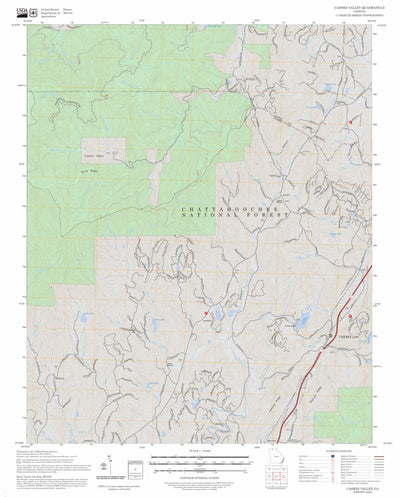 Cashes Valley, GA FSTopo Preview 1