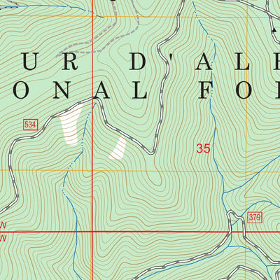 Cataract Peak, ID FSTopo Preview 2