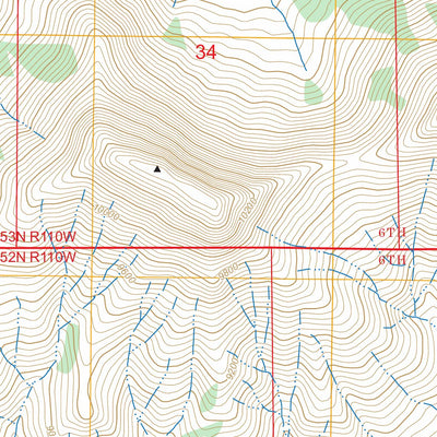 Cathedral Peak, WY FSTopo Preview 3