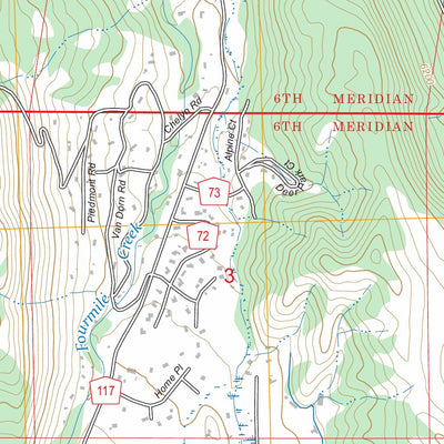 Cattle Creek, CO FSTopo Preview 3