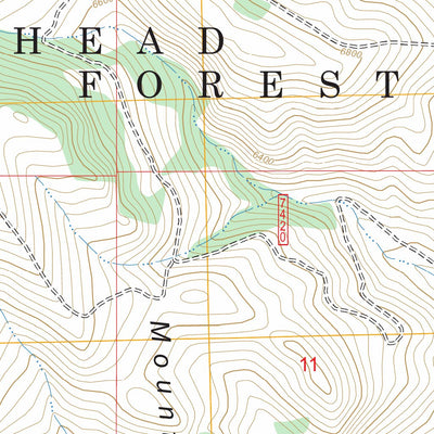 Cattle Gulch, MT FSTopo Preview 2