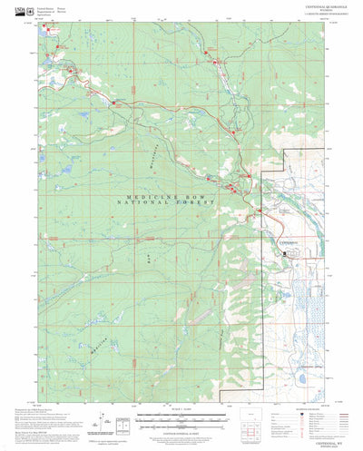 Centennial, WY FSTopo Preview 1