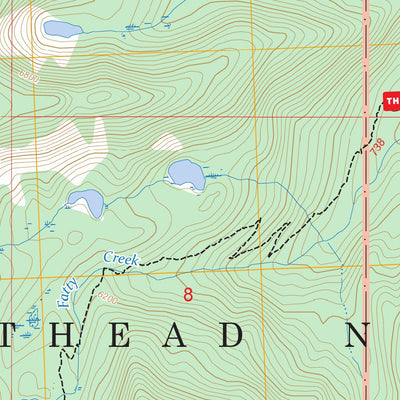 Cedar Lake, MT FSTopo Preview 2