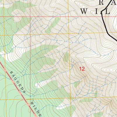 Chair Mountain, CO FSTopo Preview 3