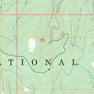 Center Star Mountain, ID FSTopo Preview 2