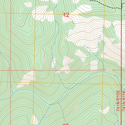 Chamberlain Mountain, ID FSTopo Preview 3