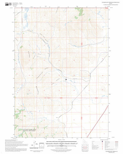 Champagne Creek, ID FSTopo Preview 1