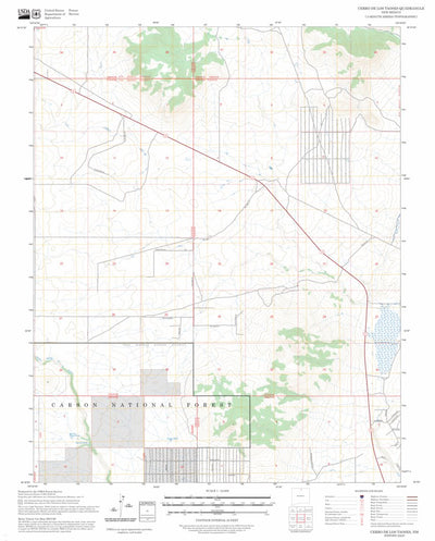 Cerro De Los Taoses, NM FSTopo Preview 1