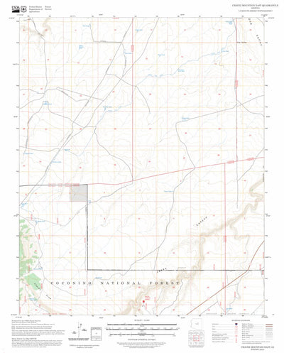 Chavez Mountain East, AZ FSTopo Preview 1