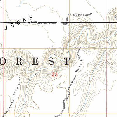 Chavez Mountain East, AZ FSTopo Preview 3