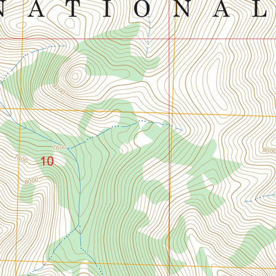 Challis Creek Lakes, ID FSTopo Preview 2