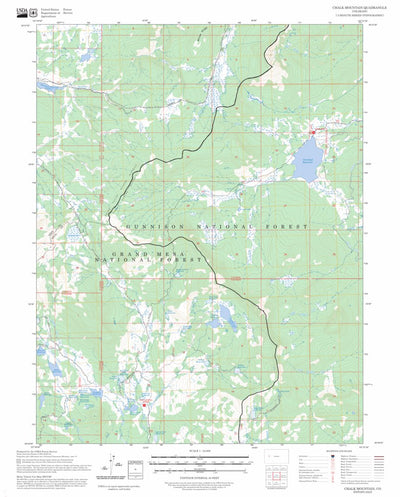 Chalk Mountain, CO FSTopo Preview 1