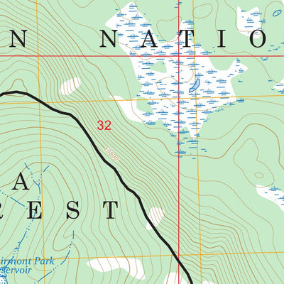 Chalk Mountain, CO FSTopo Preview 2