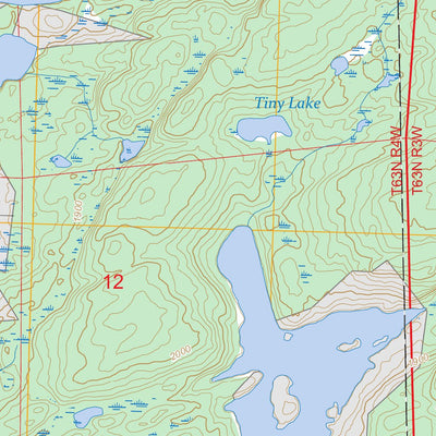 Cherokee Lake, MN FSTopo Preview 3