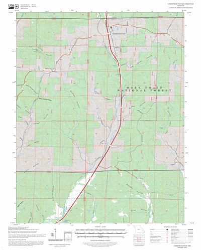 Cherokee Pass, MO FSTopo Preview 1