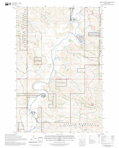 Chimney Butte, ND FSTopo Preview 1