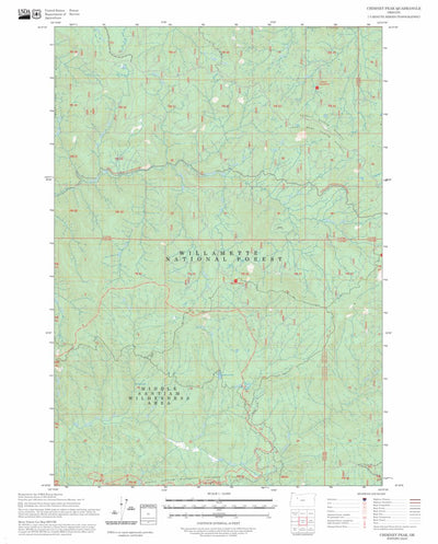 Chimney Peak, OR FSTopo Preview 1